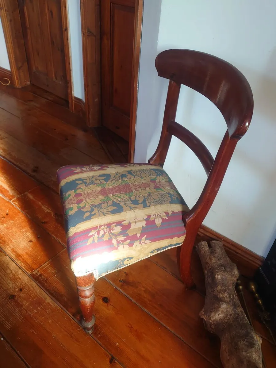 Two Vintage Wooden Chairs for Sale. Non matching. - Image 4