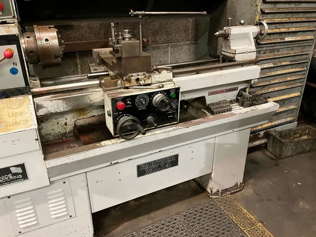 MILTRONICS PARTNER ML14 3 PHASE LATHE - Image 3
