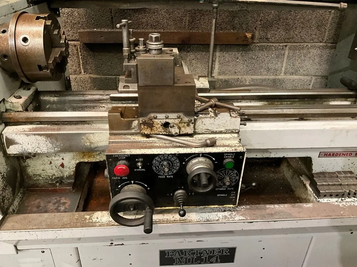MILTRONICS PARTNER ML14 3 PHASE LATHE - Image 4