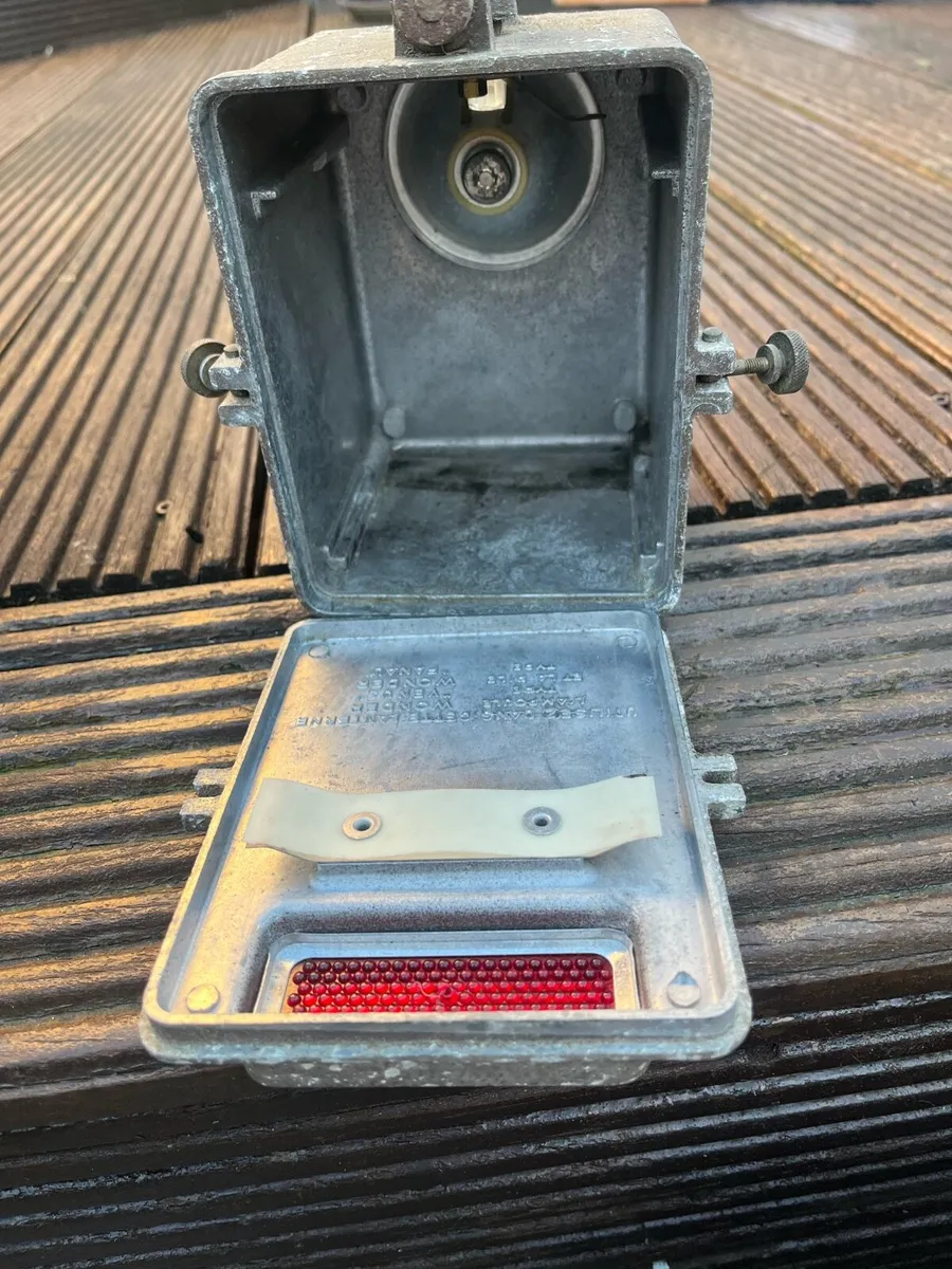 Vintage French Railway Lamp - Image 3