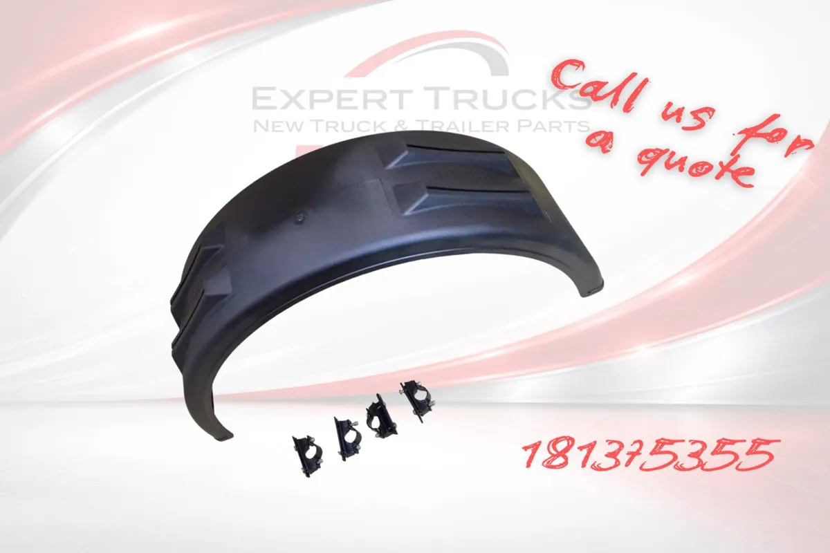 SCHMITZ SUPER SINGLE MUDGUARD C/W MOUNTING BRACKET