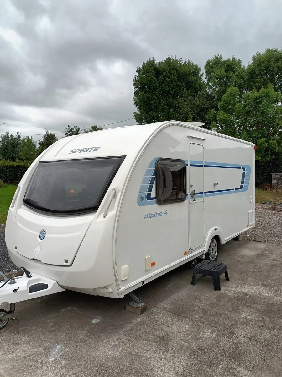 2011 Sprite Alpine 4 Berth Caravan with Awning - Image 1