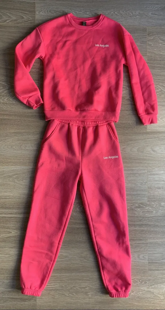 Ladies / Girls Pink Tracksuit: Small - OR FREE - Image 1