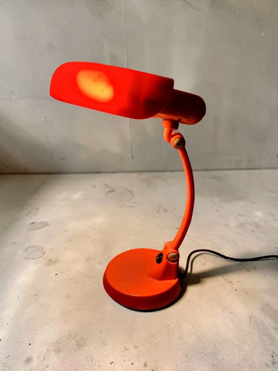 1970s orange table lamp - Image 1