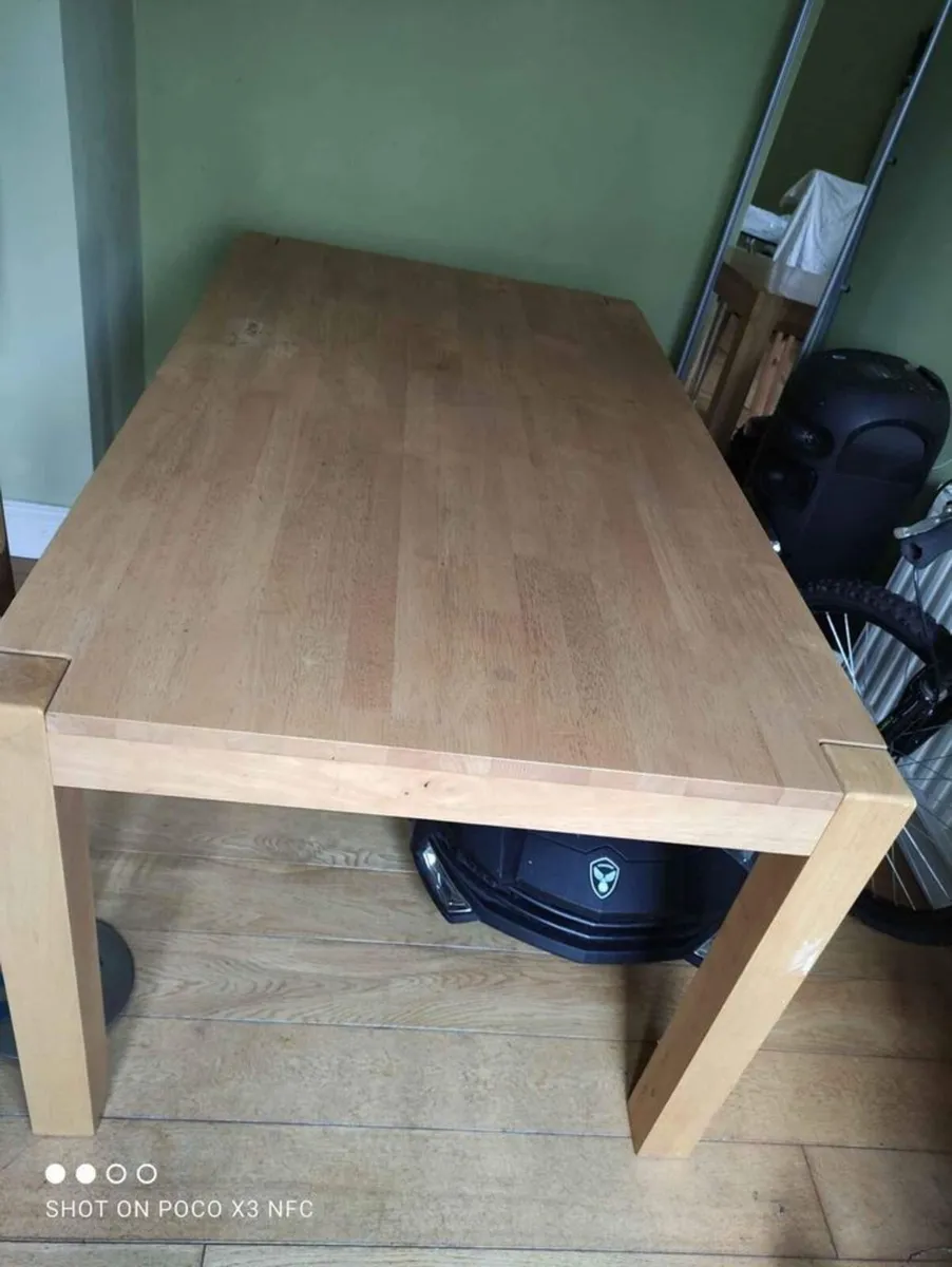 solid wooden table - Image 4