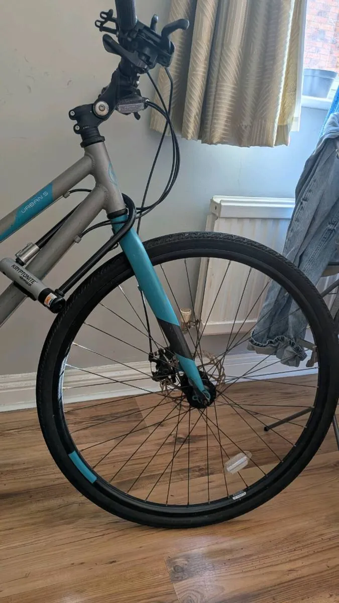 Viking Urban-S Ladies Hybrid Bike, Kryptonite Lock - Image 2
