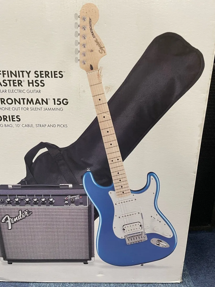 Squier Stratocaster Guitar Bundle - Image 2