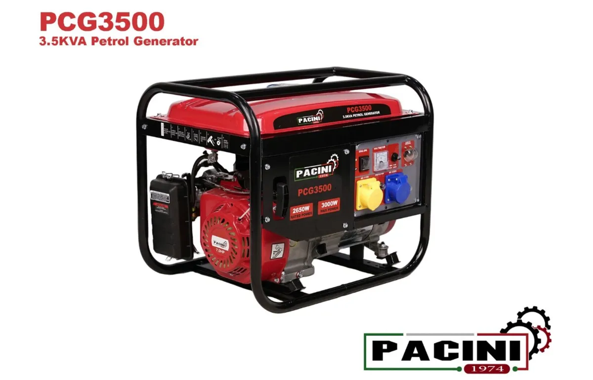 Pacini 3.5KVA Petrol Generator - Image 3