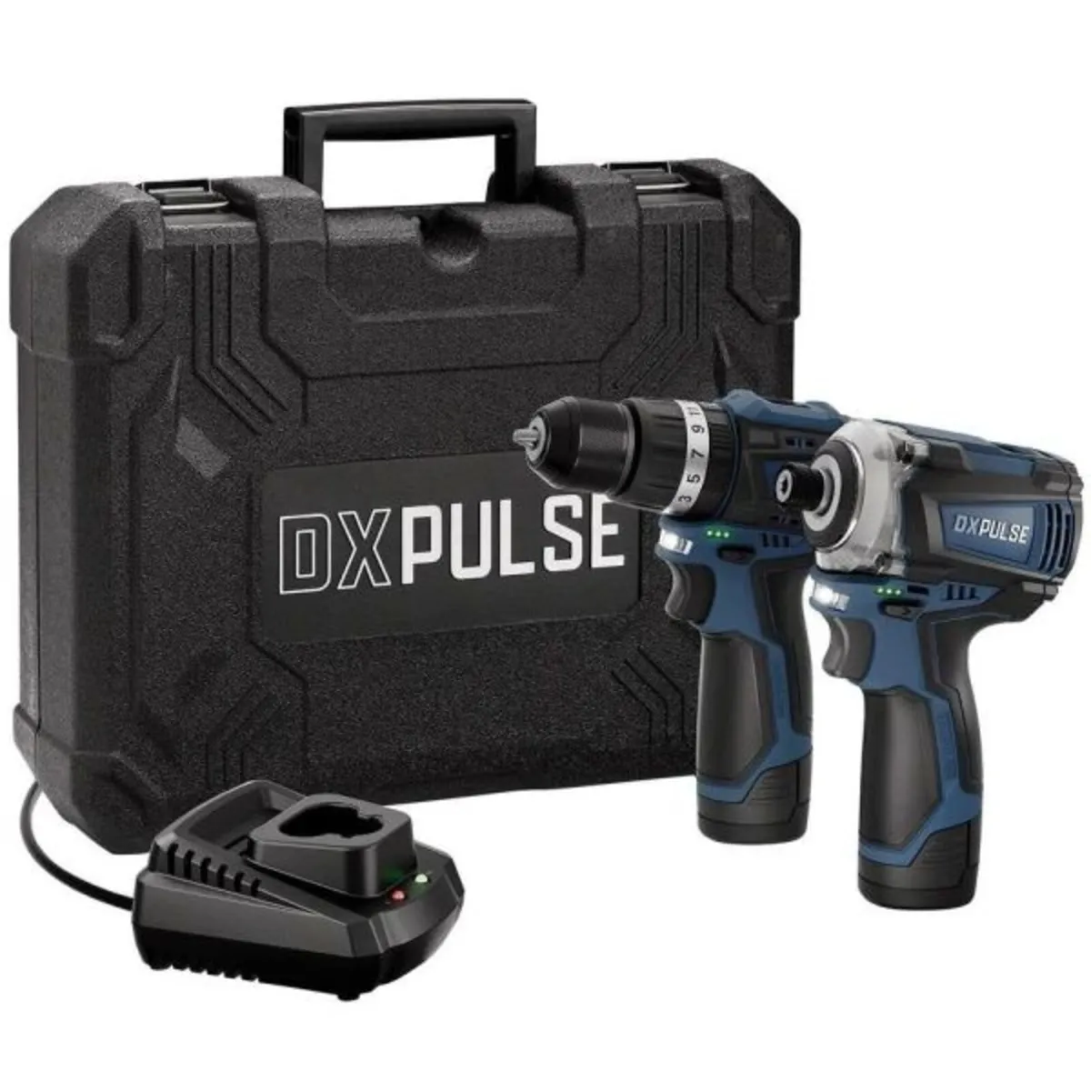 DXPULSE by Draper 12V Brushless Combi Drill & Impa - Image 1