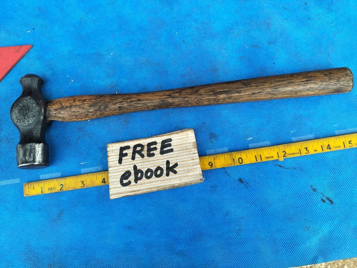 1.1/2lb Ball Pein Hammer - Image 2