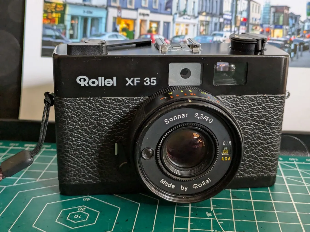 🎞️ Rollei XF 35 rangefinder camera Zeiss Sonnar💥 - Image 2
