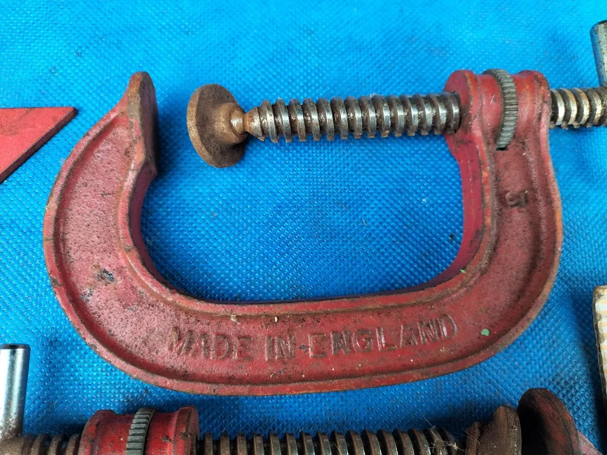 2 Record  3" G clamps - Image 2