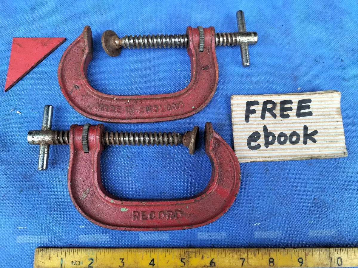 2 Record  3" G clamps - Image 3