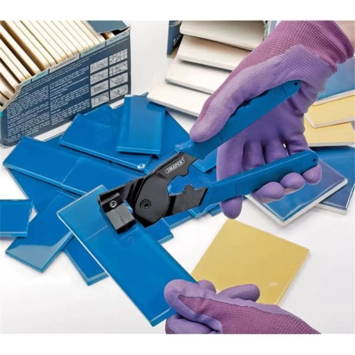 Draper 200mm Tile Cutting Pliers - Image 2