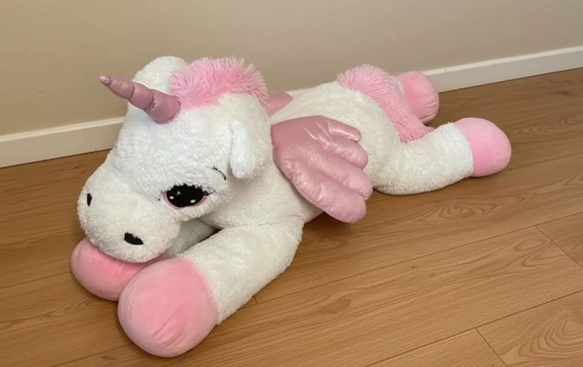 Large Unicorn Plush Teddy, Super Soft. - Image 2