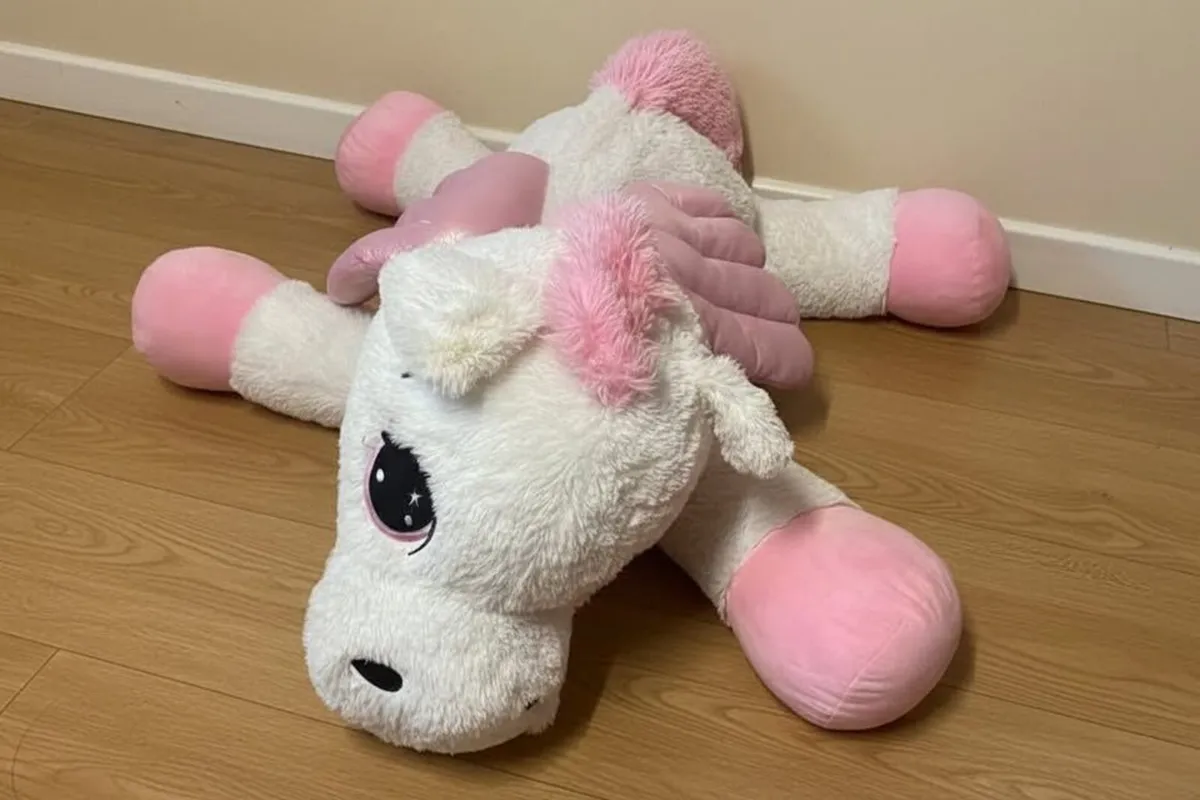 Large Unicorn Plush Teddy, Super Soft. - Image 1