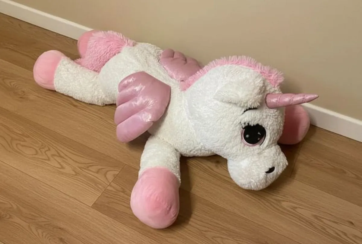 Large Unicorn Plush Teddy, Super Soft. - Image 3