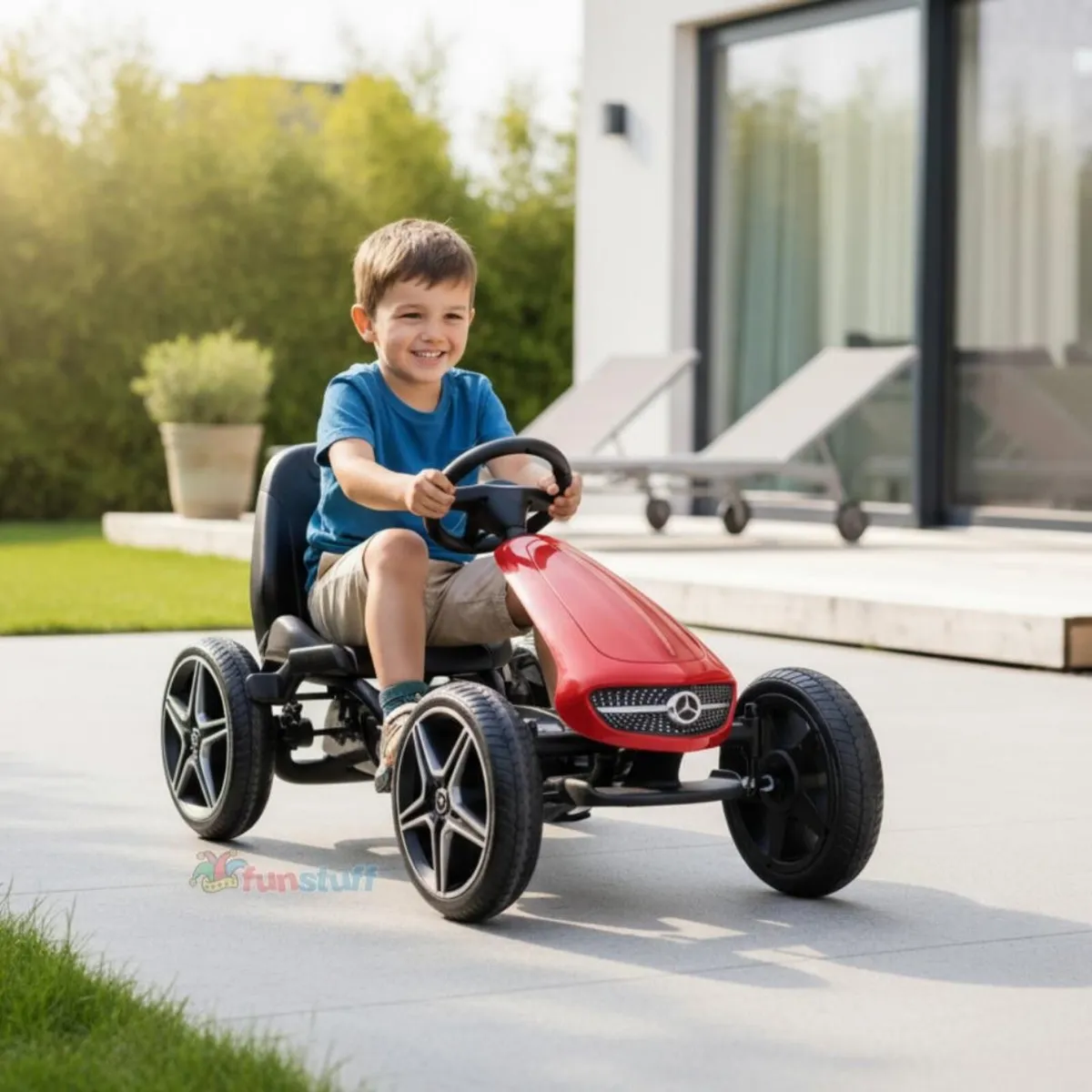 Mercedes Benz Stylish Go Kart Red - Image 1