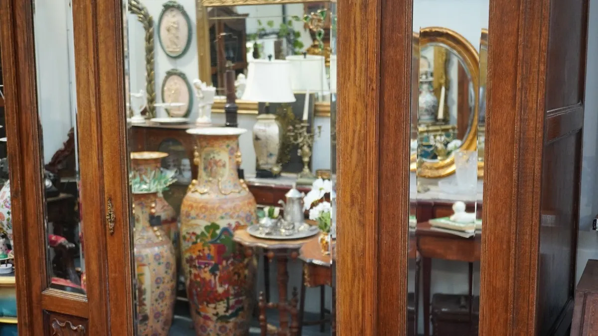 Antique French Oak Armoire - Image 4