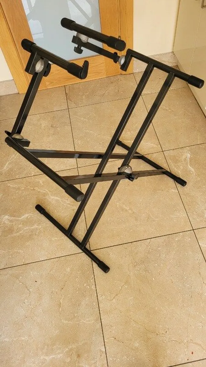 Proel double tier heavy duty keyboard stand - Image 1