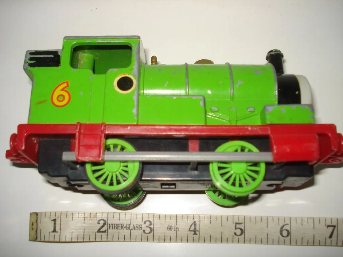LARGE  OLD THOMAS THE TANK PERCY METAL ENGINE. - Image 4