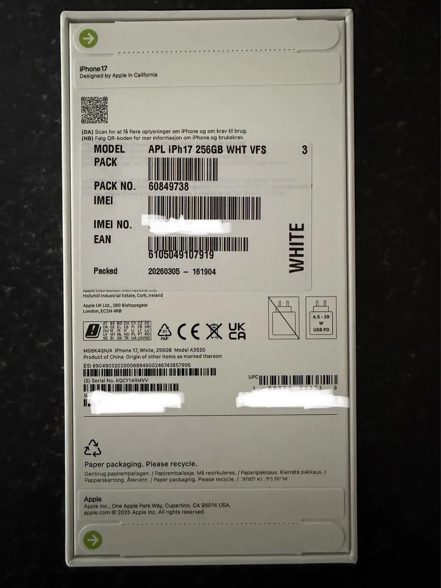 Brand new sealed IPhone 17 256GB white - Image 2