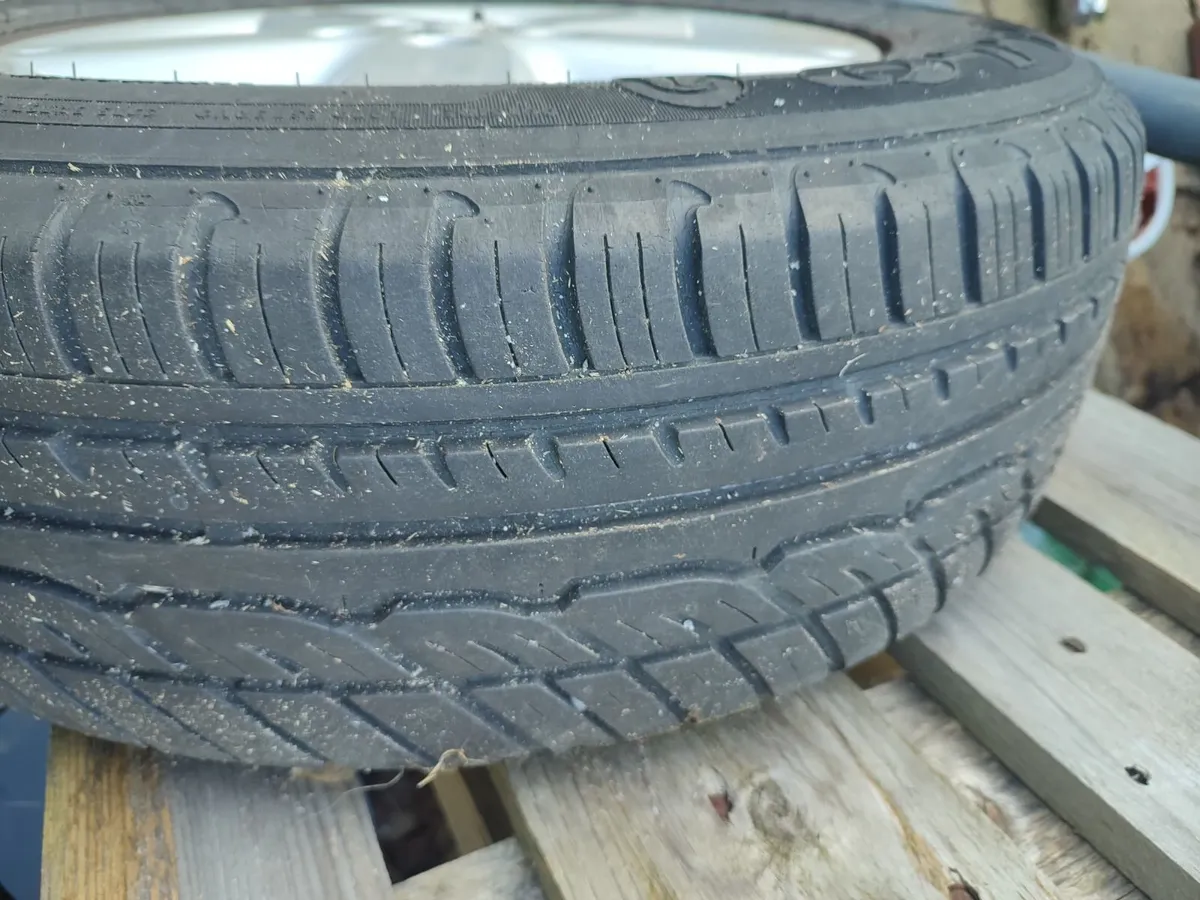 car alloy wheel and tyre - Image 2