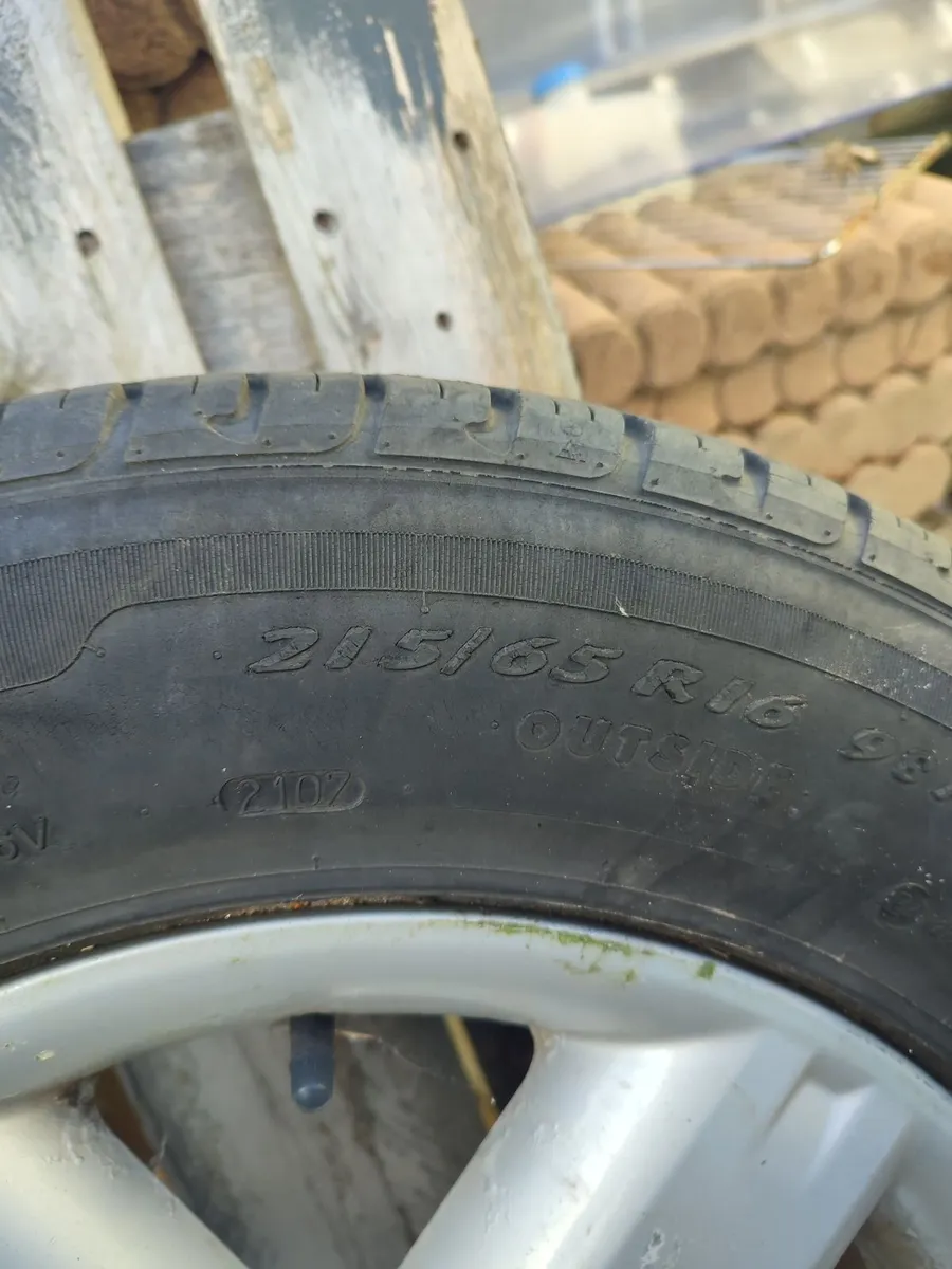 car alloy wheel and tyre - Image 3