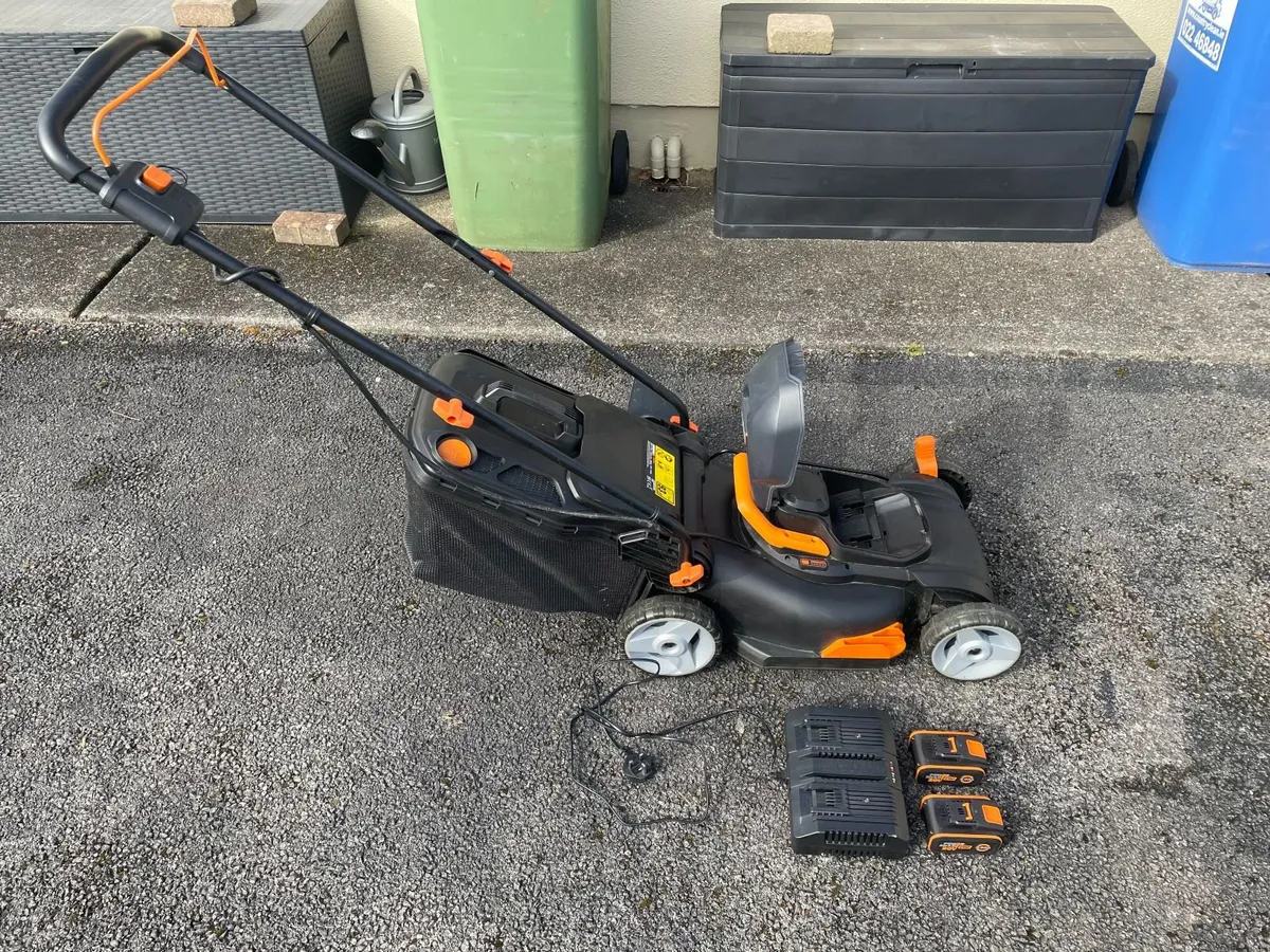 WORX Cordless Electric Lawnmower - Image 1
