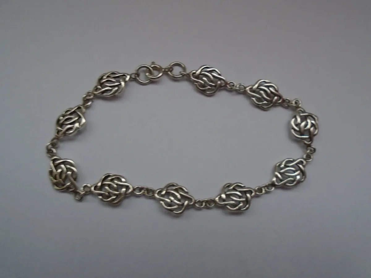 Silver celtic bracelet.Jewellery, Bracelet - Image 1