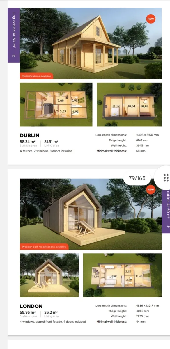 Log cabins - Image 1