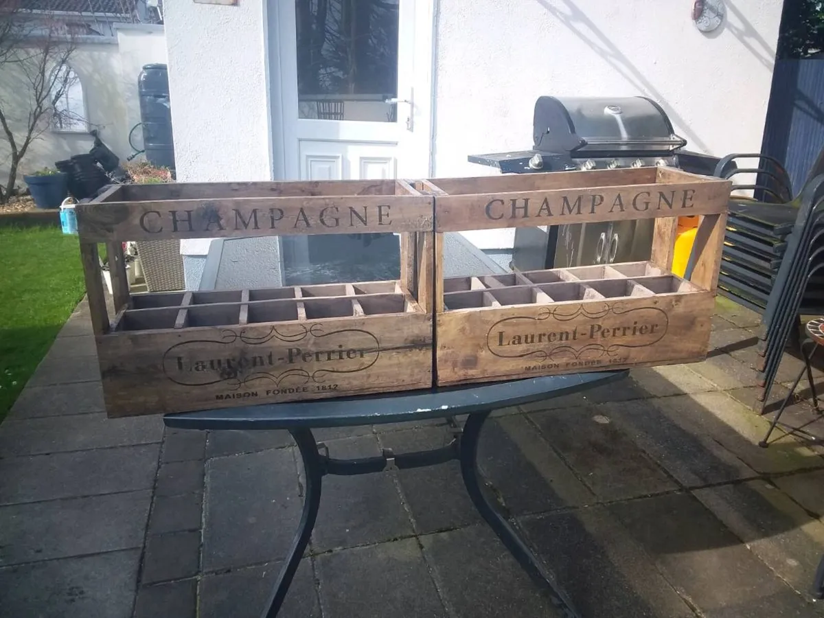 Antique champagne crates - Image 2