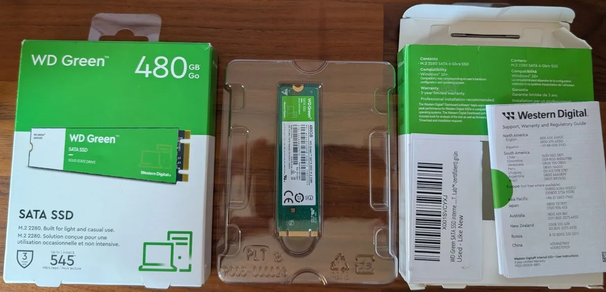 WD Green 480GB SATA SSD M.2 2280 - Image 1