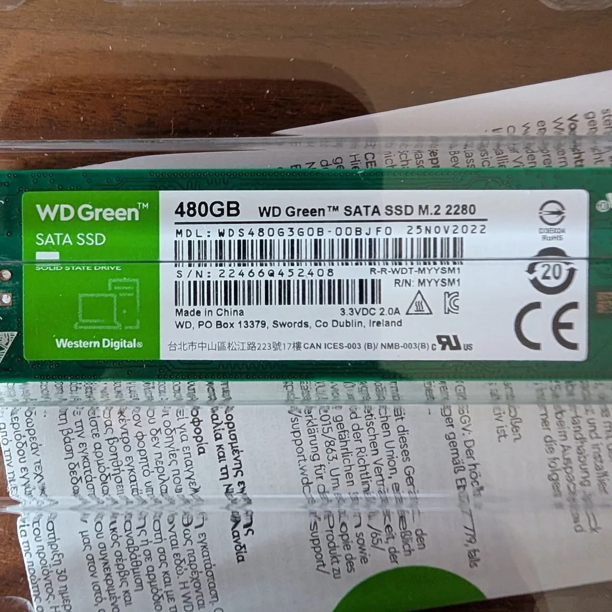 WD Green 480GB SATA SSD M.2 2280 - Image 2