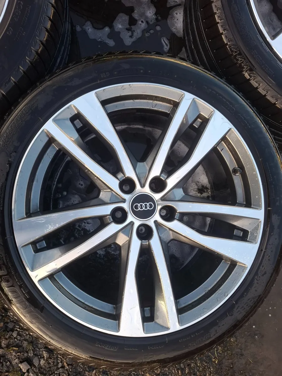 19" Genuine Audi A6 S Line Alloys with tyres - Image 1