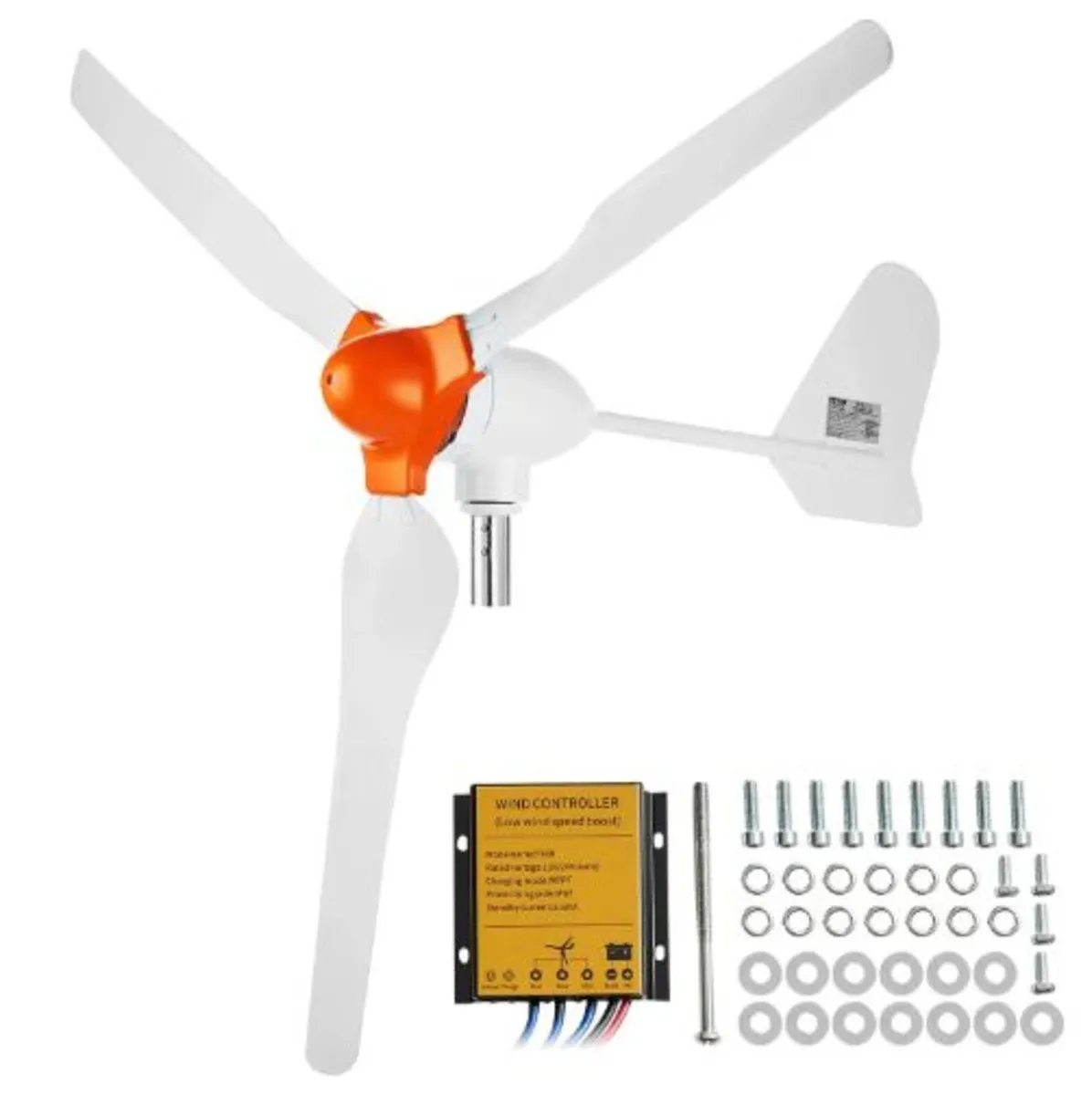 800W Wind Turbine Generator, 12V Wind Turbine Kit - Image 1