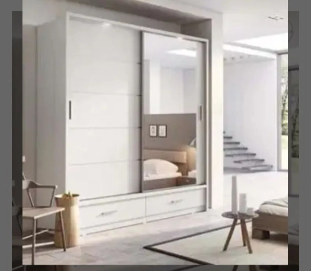 Alpha Sliderobe 2.0m White