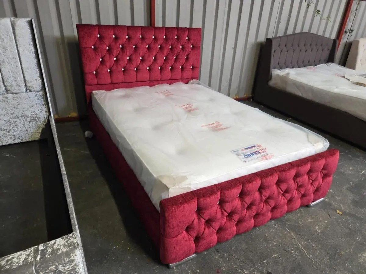 New Red Frame Bed Monaco 1 Left In Stock ! - Image 2