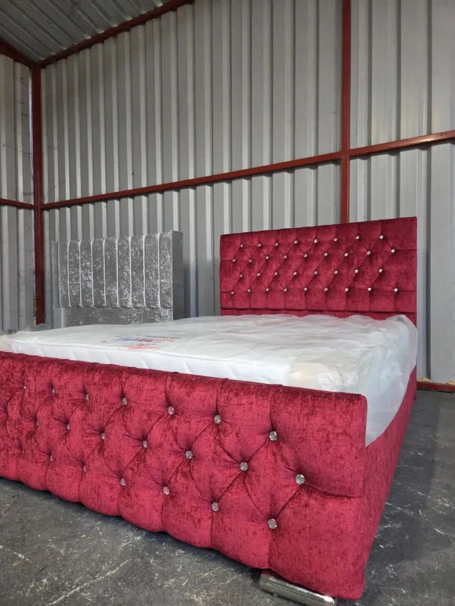 New Frame Bed Red Monaco - Image 2