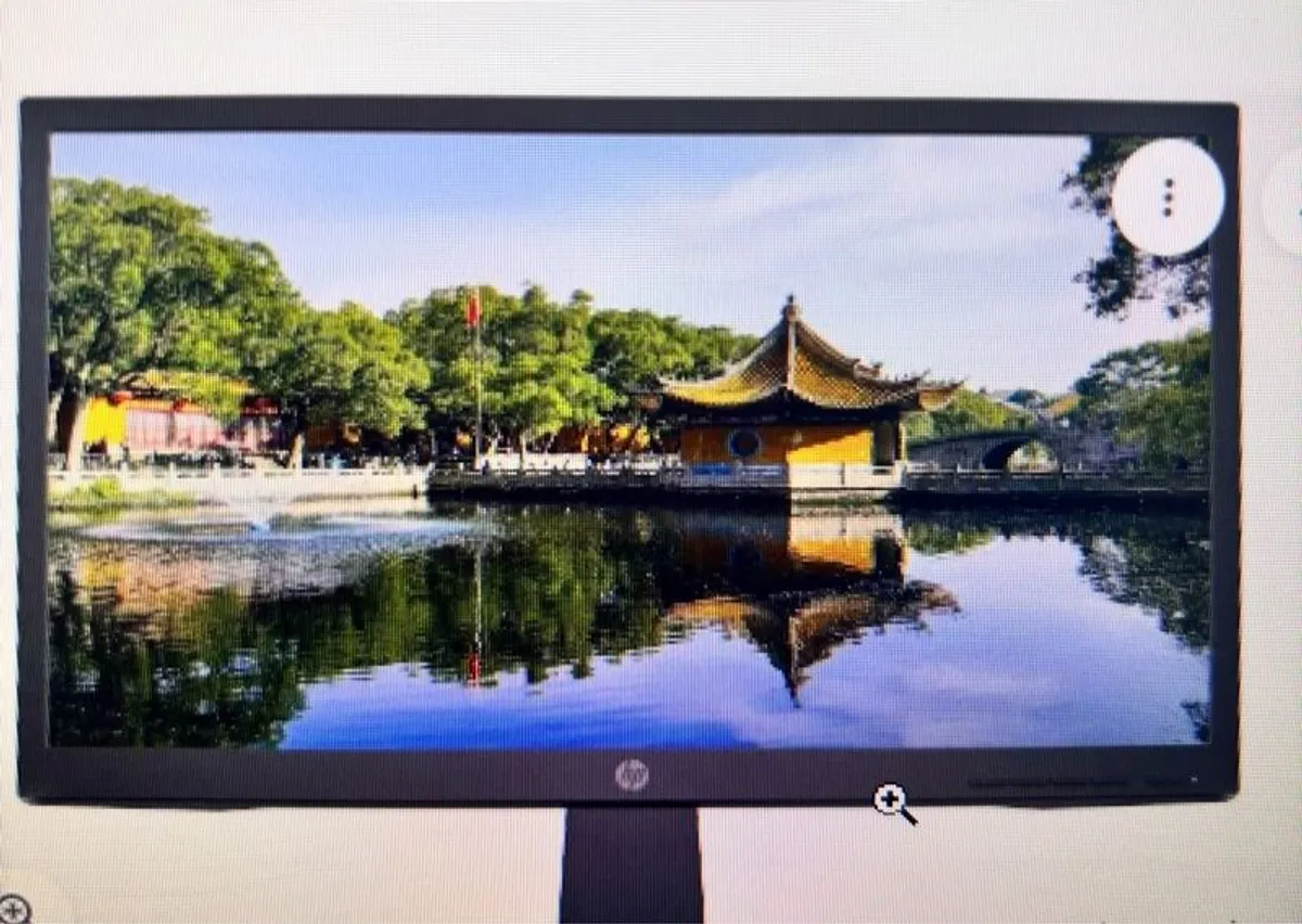 HP Pro Display P222va Monitor + stands - Image 1