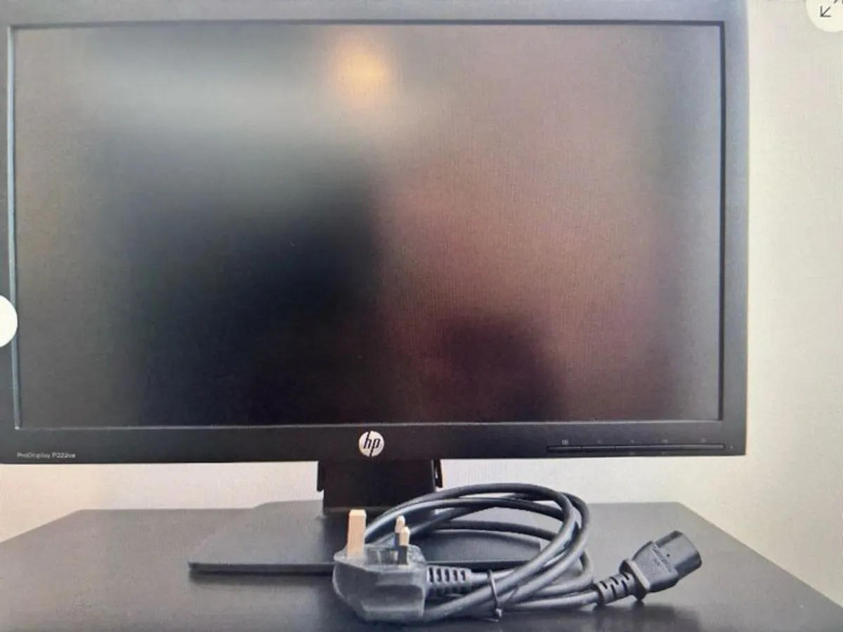 HP Pro Display P222va Monitor + stands - Image 2