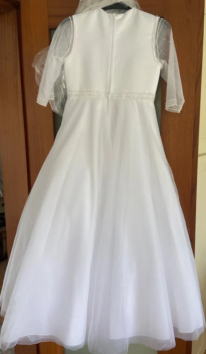 Communion Dress with Veil - Image 1