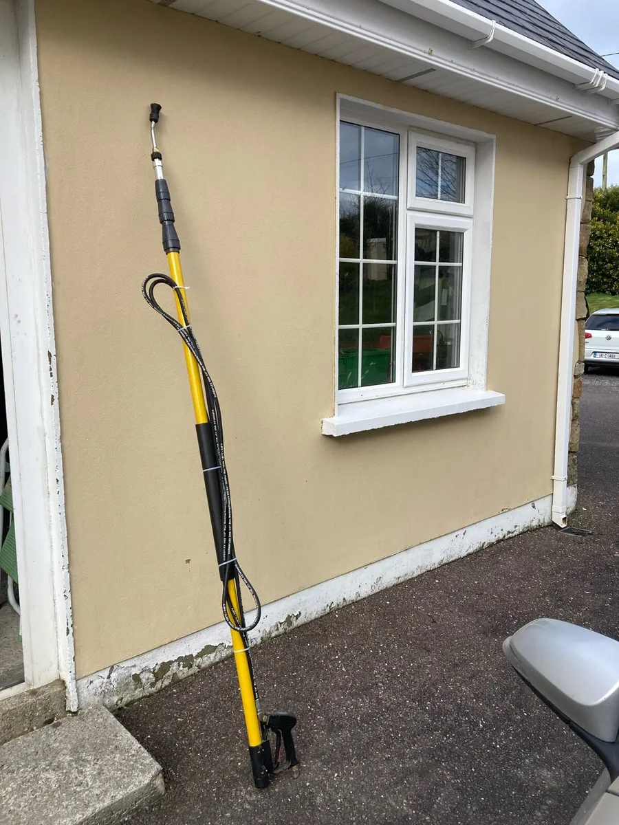 Long reach power washer lance