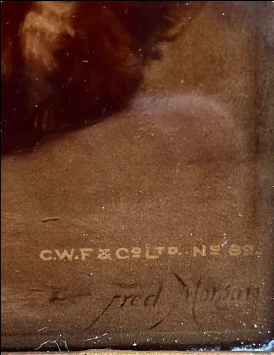 Antique wall hanging Frederick Morgan 1911 - Image 2
