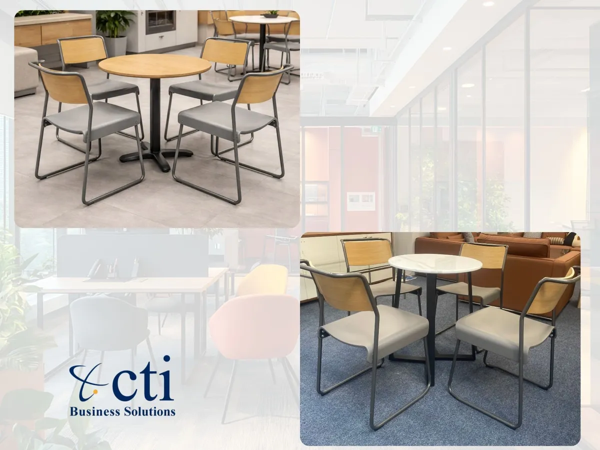 Ex-Corporate "VG&P" Canteen Utility Chairs-Grade A - Image 1