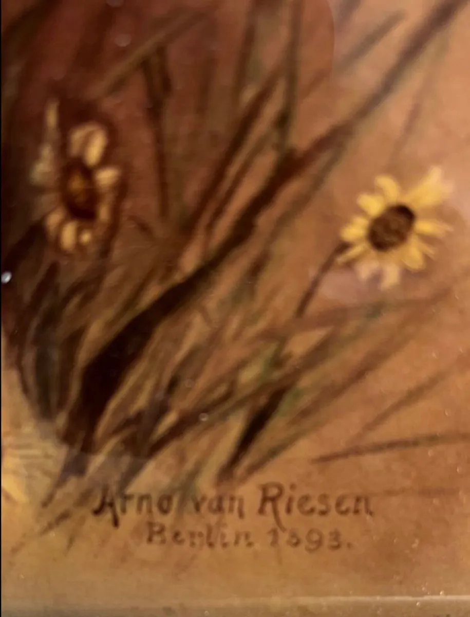 Antique wall hanging 1893 - Image 2