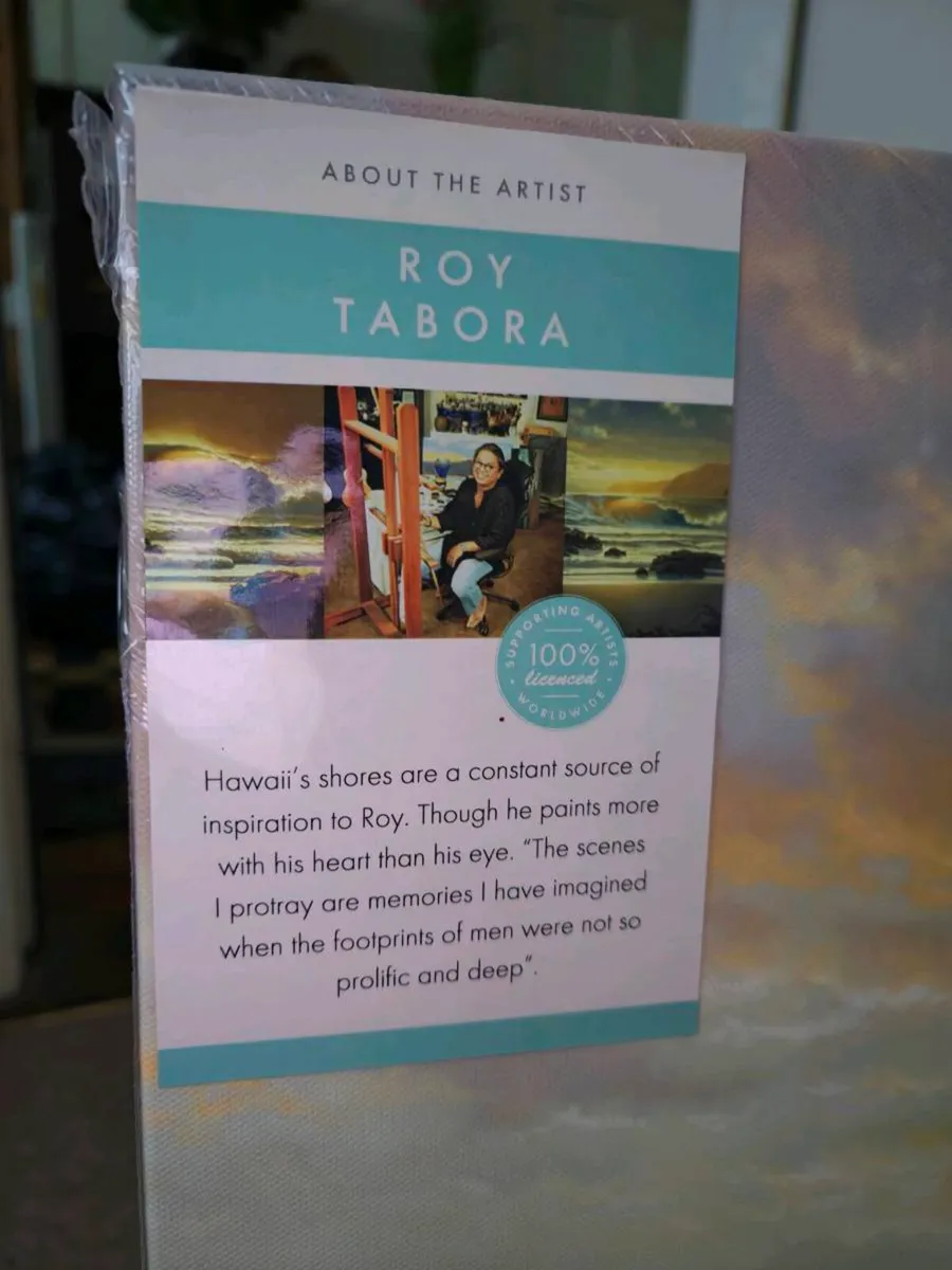 Roy Tabora “The Golden Surge” open edition giclée - Image 4