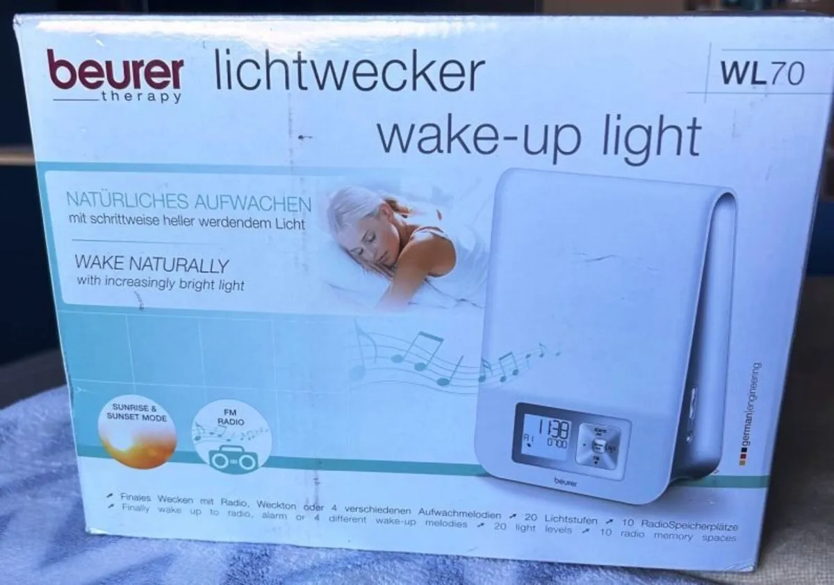 Wake Up Sunrise Light Therapy & Alarm Clock - Image 1