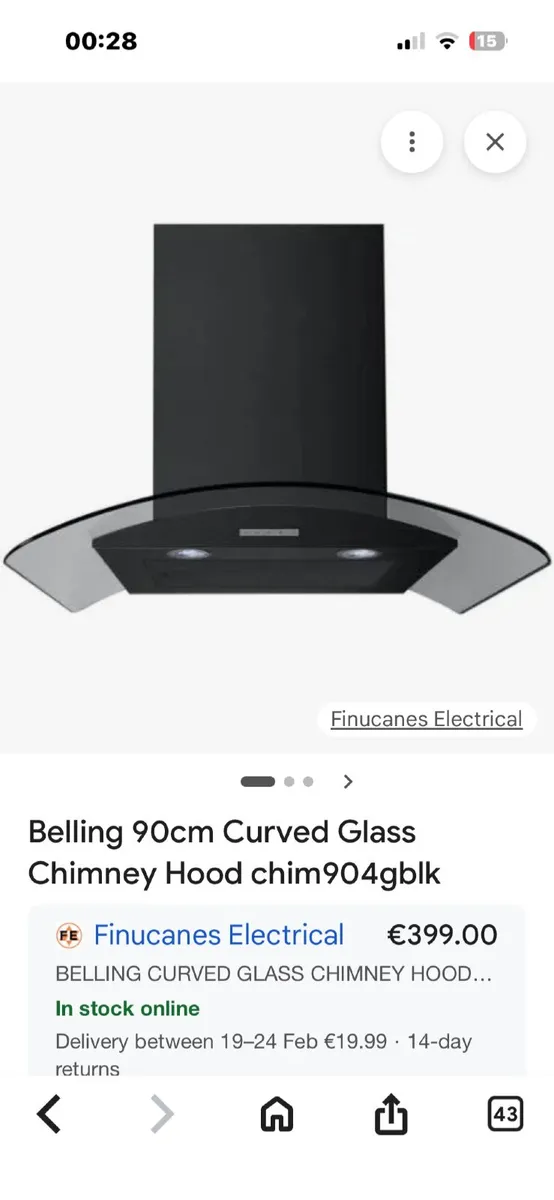 Extractor fan / hood - Image 1