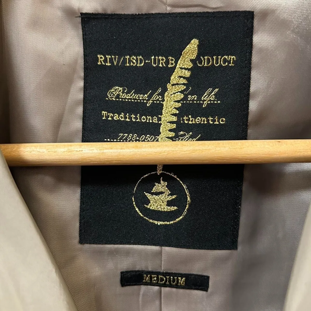 River Island Men's Khaki and Tan MAC Coat Medium - Image 4